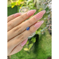 0.76 Ct. Blue Sapphire from Ceylon (Sri Lanka) Life Style