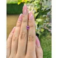 1.04 Ct. Pinkish Purple Sapphire from Ceylon (Sri Lanka) Life Style