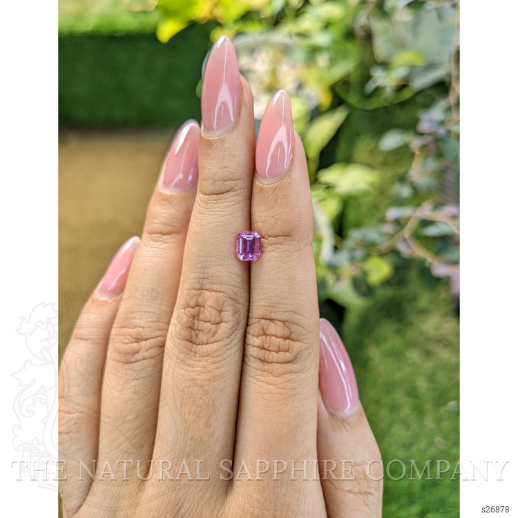 1.04 Ct. Pinkish Purple Sapphire from Ceylon (Sri Lanka)