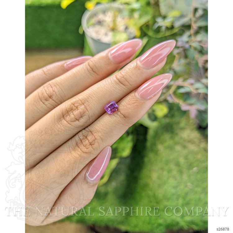 1.04 Ct. Pinkish Purple Sapphire from Ceylon (Sri Lanka)