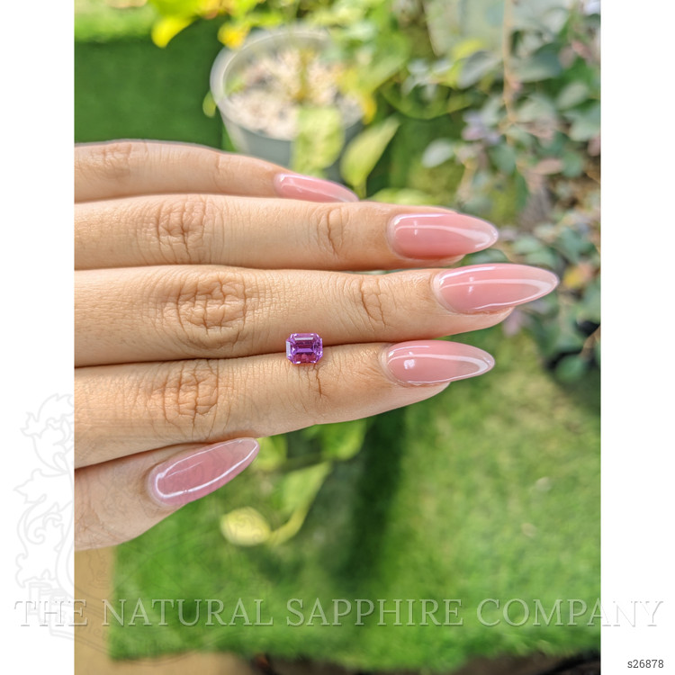 1.04 Ct. Pinkish Purple Sapphire from Ceylon (Sri Lanka)