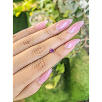 0.44 Ct. Pinkish Purple Sapphire from Ceylon (Sri Lanka) Life Style