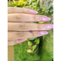 0.44 Ct. Pinkish Purple Sapphire from Ceylon (Sri Lanka) Life Style