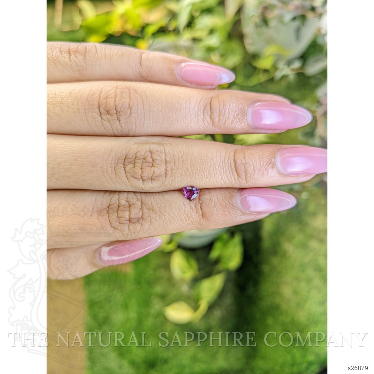 0.44 Ct. Pinkish Purple Sapphire from Ceylon (Sri Lanka)