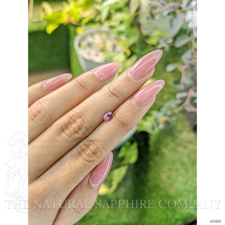 0.49 Ct. Pink Sapphire from Ceylon (Sri Lanka)