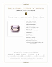 1.05 Ct. Purplish Pink Sapphire from Ceylon (Sri Lanka) Scan Report