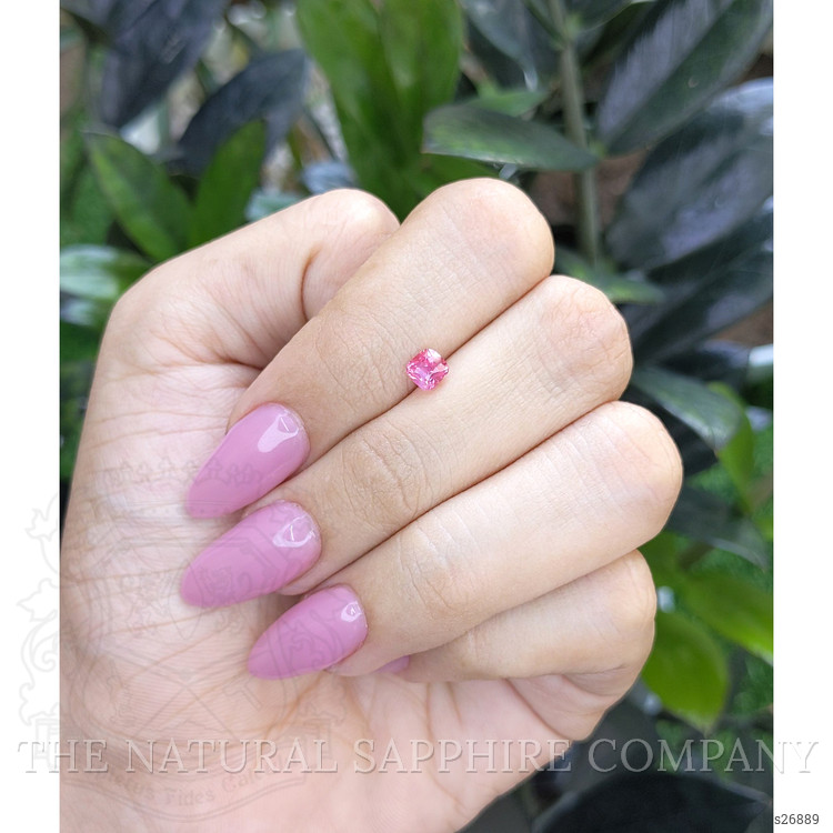 0.68 Ct. Pink Sapphire from Ceylon (Sri Lanka)
