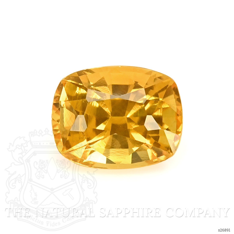 1.13 Ct. Orangish Yellow Sapphire from Ceylon (Sri Lanka)
