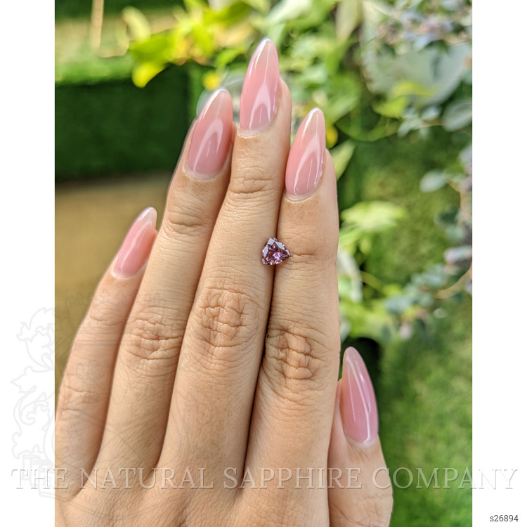 0.70 Ct. Pinkish Brown Sapphire from Ceylon (Sri Lanka)