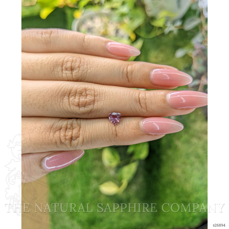 0.70 Ct. Pinkish Brown Sapphire from Ceylon (Sri Lanka)