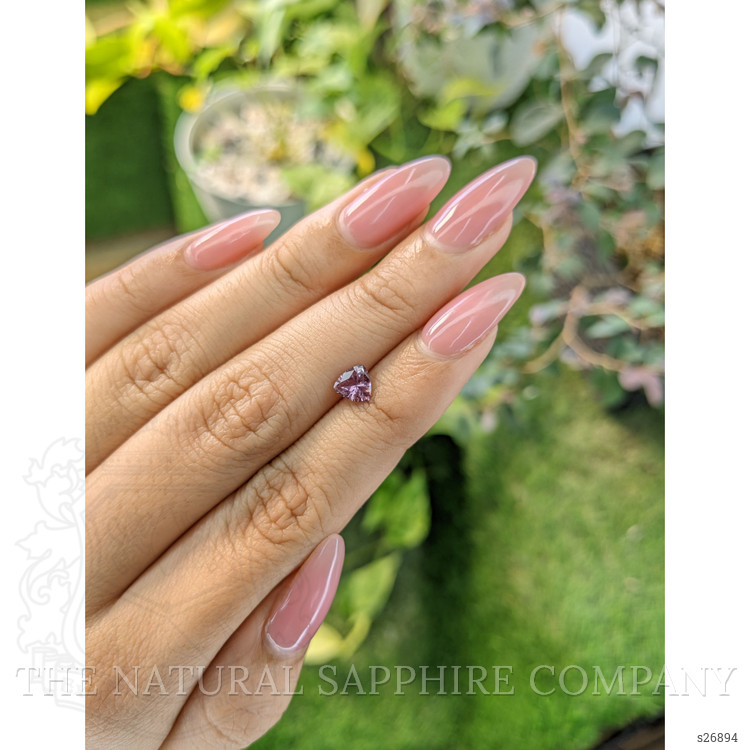 0.70 Ct. Pinkish Brown Sapphire from Ceylon (Sri Lanka)