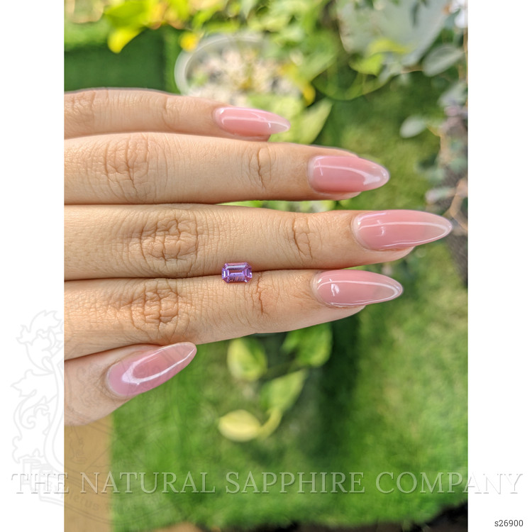 0.62 Ct. Pinkish Purple Sapphire from Ceylon (Sri Lanka)