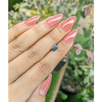 0.76 Ct. Bluish Green Sapphire from Ceylon (Sri Lanka) Life Style