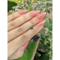 0.87 Ct. Green Sapphire from Ceylon (Sri Lanka) Life Style