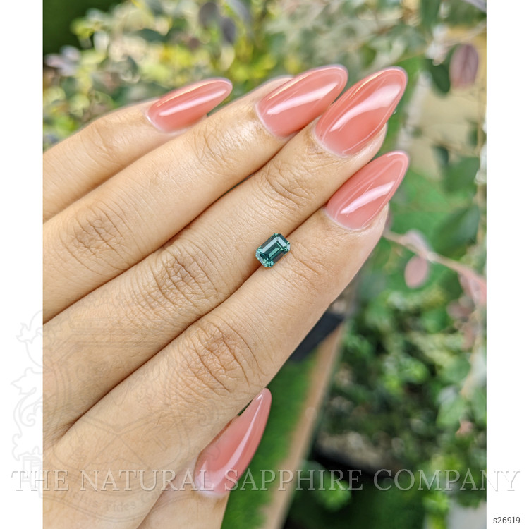 0.84 Ct. Green Sapphire from Ceylon (Sri Lanka)