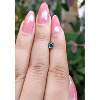 0.53 Ct. Bluish Green Sapphire from Ceylon (Sri Lanka) Life Style