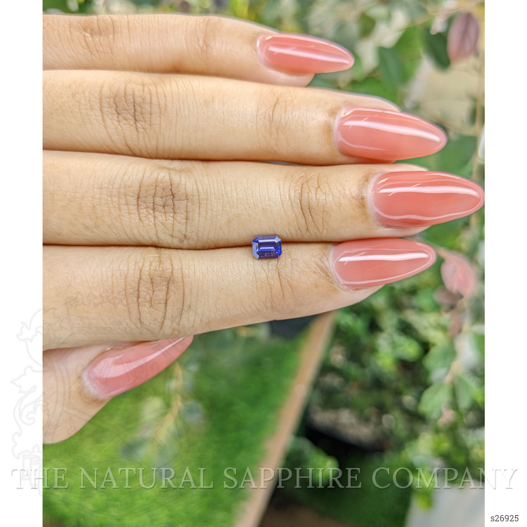 0.56 Ct. Violet Sapphire from Ceylon (Sri Lanka)