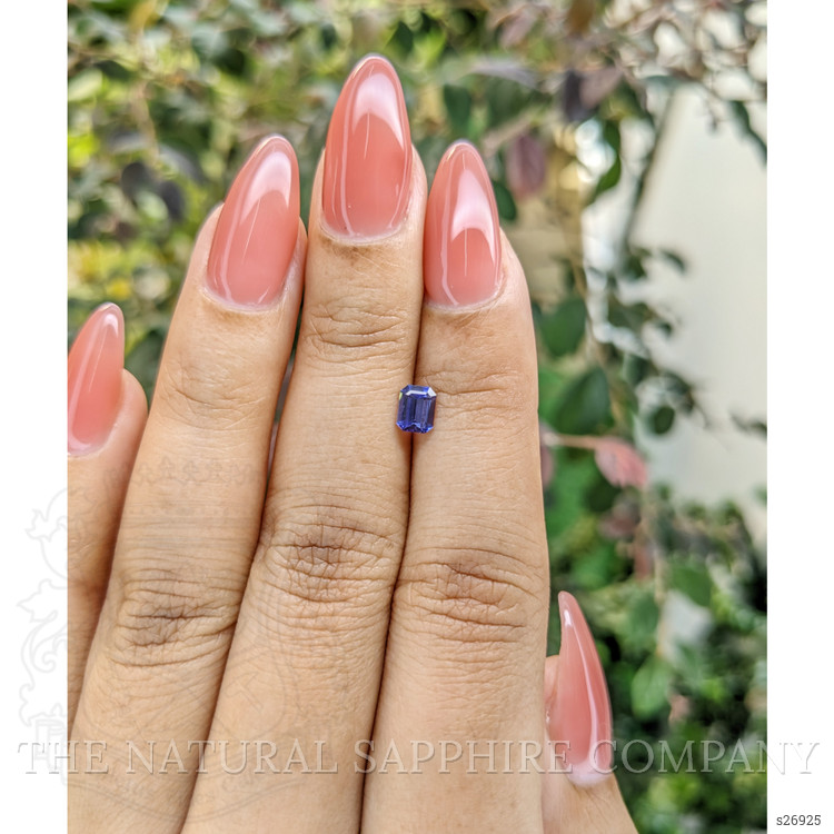 0.56 Ct. Violet Sapphire from Ceylon (Sri Lanka)