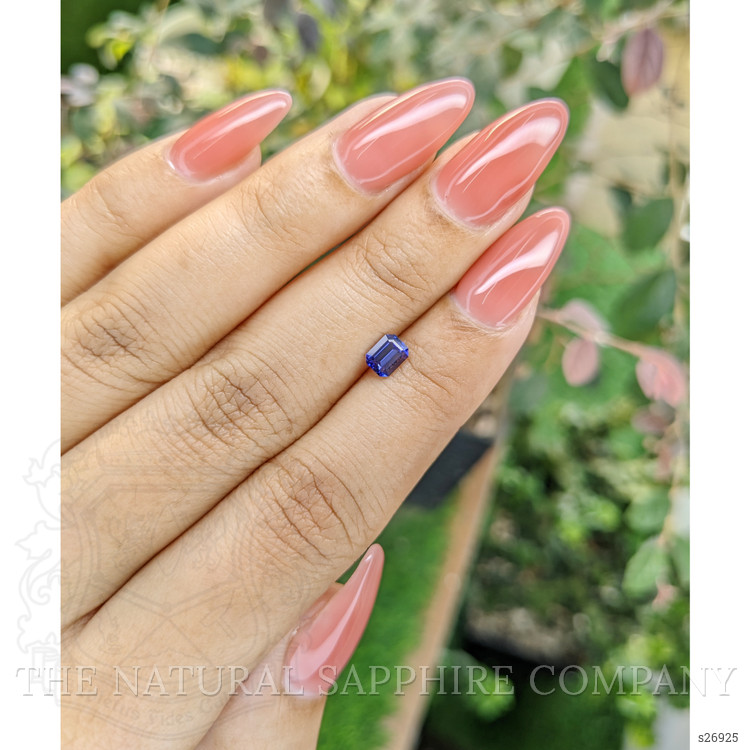 0.56 Ct. Violet Sapphire from Ceylon (Sri Lanka)