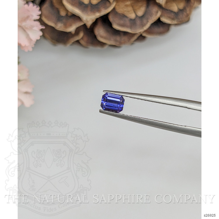 0.56 Ct. Violet Sapphire from Ceylon (Sri Lanka)