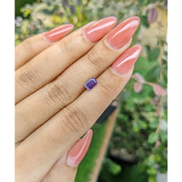 0.88 Ct. Purple Sapphire from Ceylon (Sri Lanka) Life Style