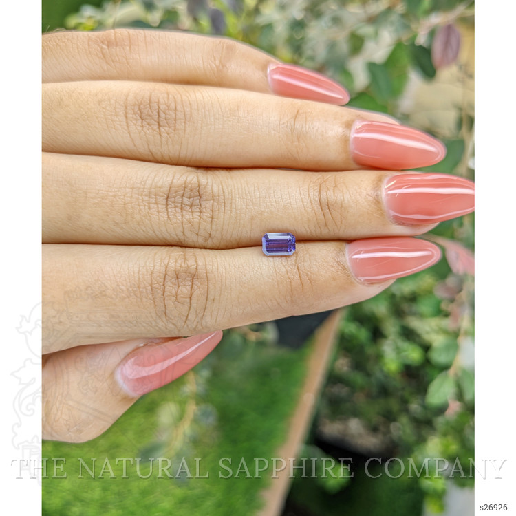 0.88 Ct. Purple Sapphire from Ceylon (Sri Lanka)