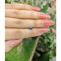 0.59 Ct. Bluish Purple Sapphire from Ceylon (Sri Lanka) Life Style