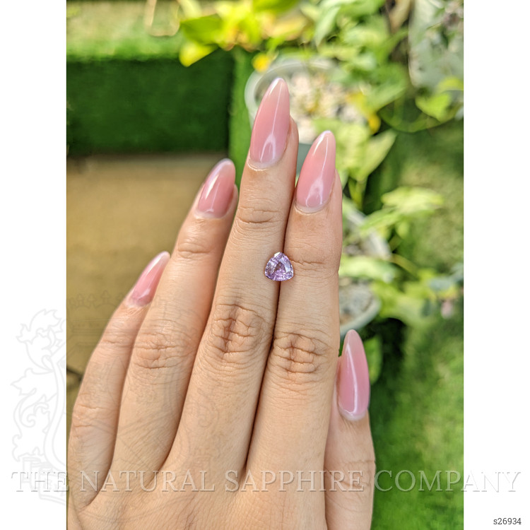 1.23 Ct. Purplish Pink Sapphire from Ceylon (Sri Lanka)
