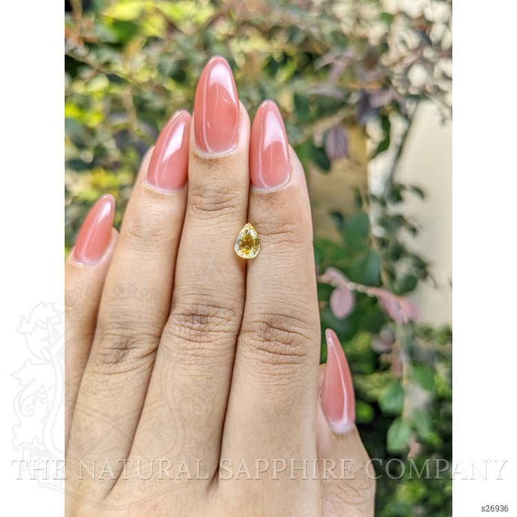 1.06 Ct. Yellow Sapphire from Ceylon (Sri Lanka)