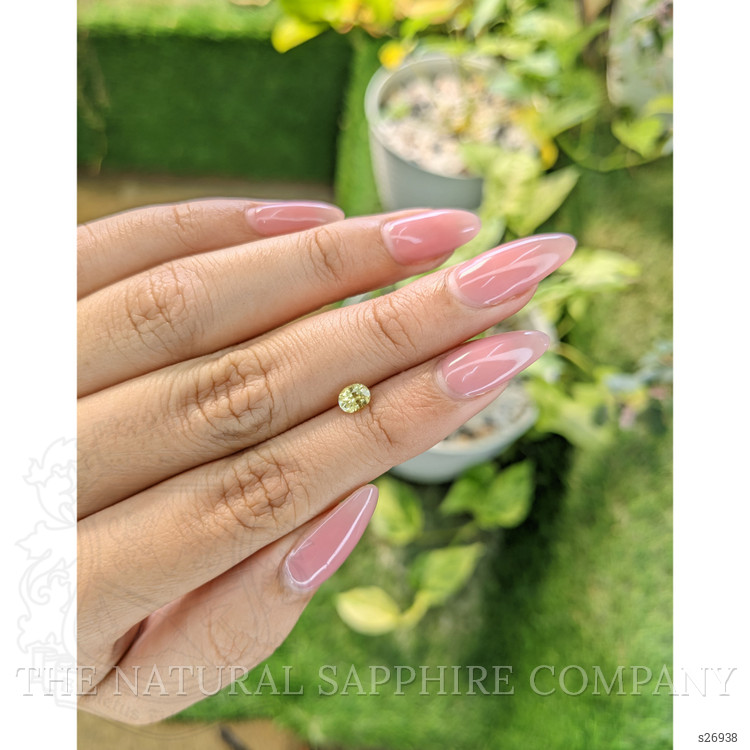 0.55 Ct. Yellow Sapphire from Ceylon (Sri Lanka)