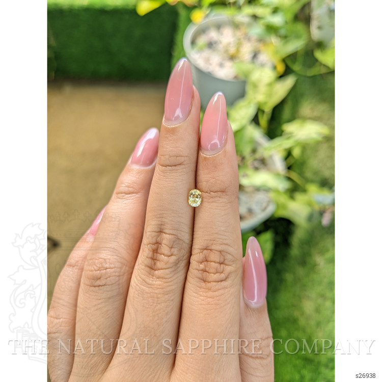 0.55 Ct. Yellow Sapphire from Ceylon (Sri Lanka)