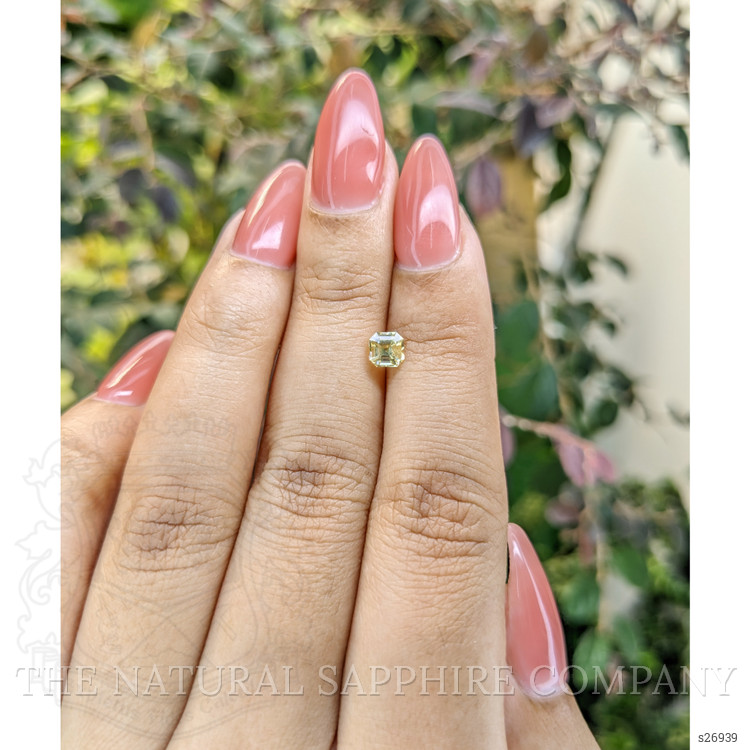 0.57 Ct. Yellow Sapphire from Ceylon (Sri Lanka)