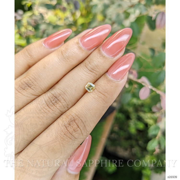 0.57 Ct. Yellow Sapphire from Ceylon (Sri Lanka)