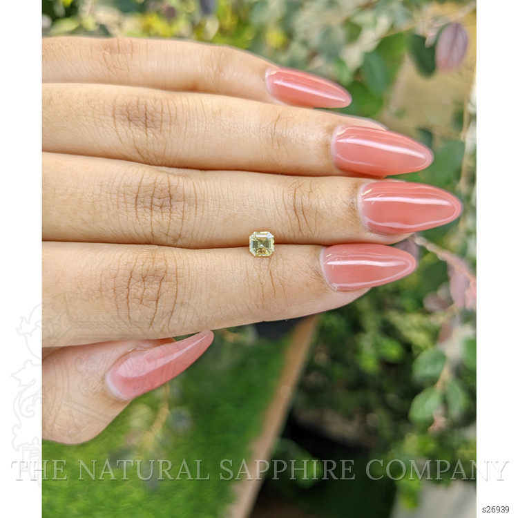 0.57 Ct. Yellow Sapphire from Ceylon (Sri Lanka)