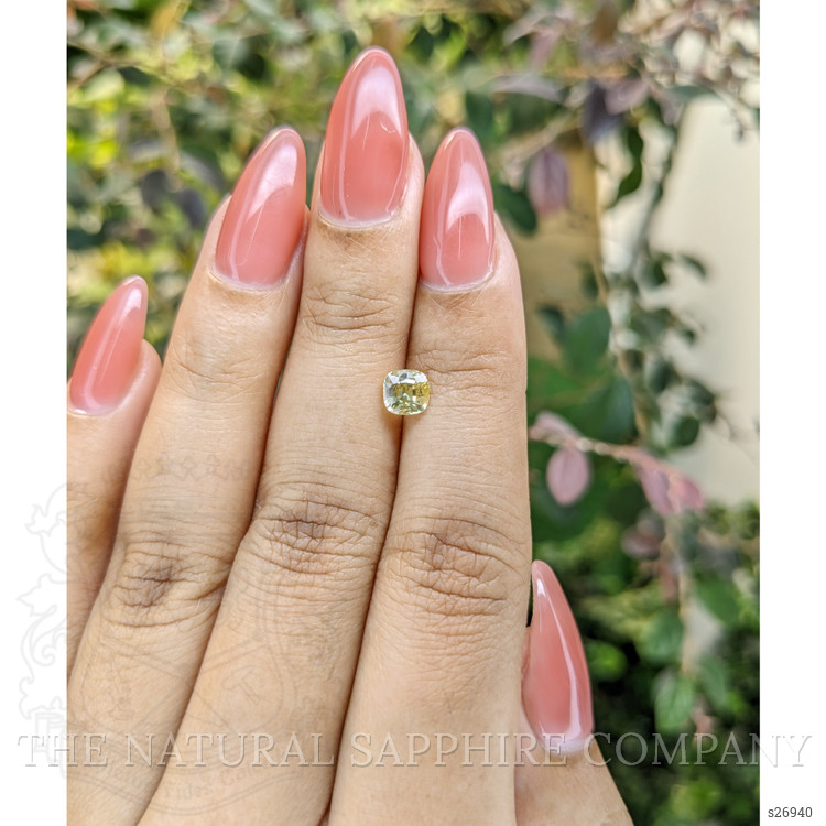 0.70 Ct. Yellow Sapphire from Ceylon (Sri Lanka)