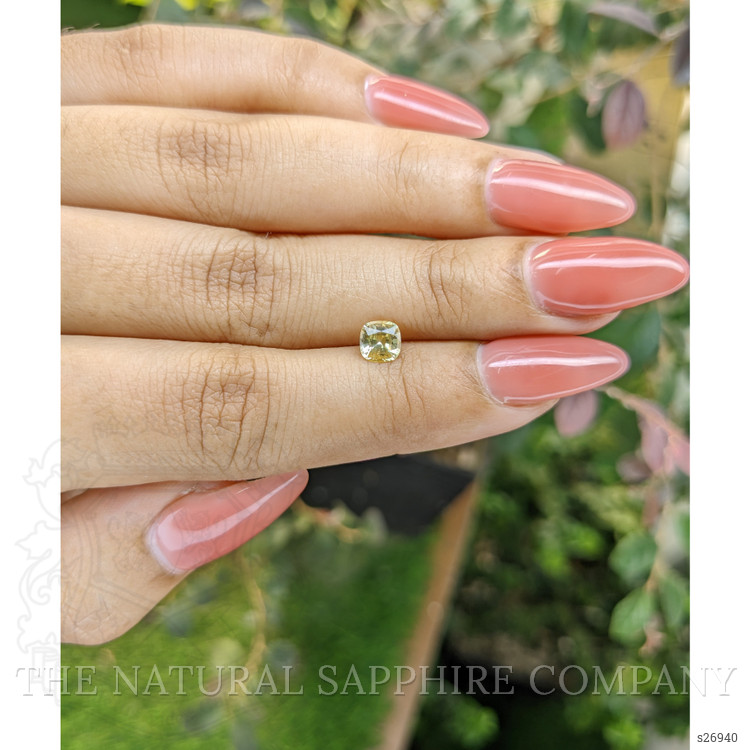 0.70 Ct. Yellow Sapphire from Ceylon (Sri Lanka)