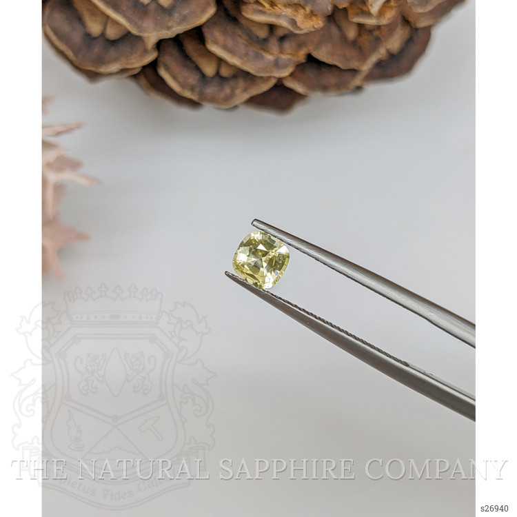 0.70 Ct. Yellow Sapphire from Ceylon (Sri Lanka)