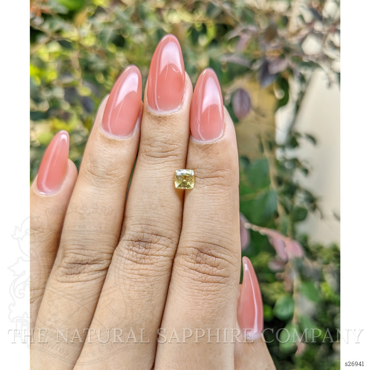 0.75 Ct. Yellow Sapphire from Ceylon (Sri Lanka)
