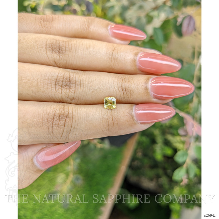 0.75 Ct. Yellow Sapphire from Ceylon (Sri Lanka)