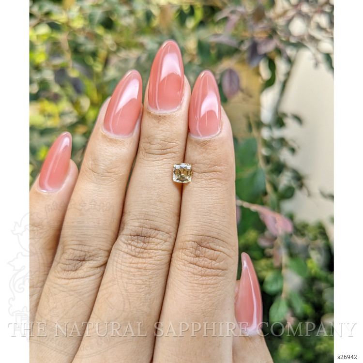 0.76 Ct. Peach Sapphire from Ceylon (Sri Lanka)