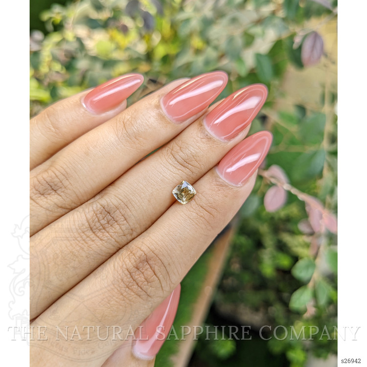 0.76 Ct. Peach Sapphire from Ceylon (Sri Lanka)