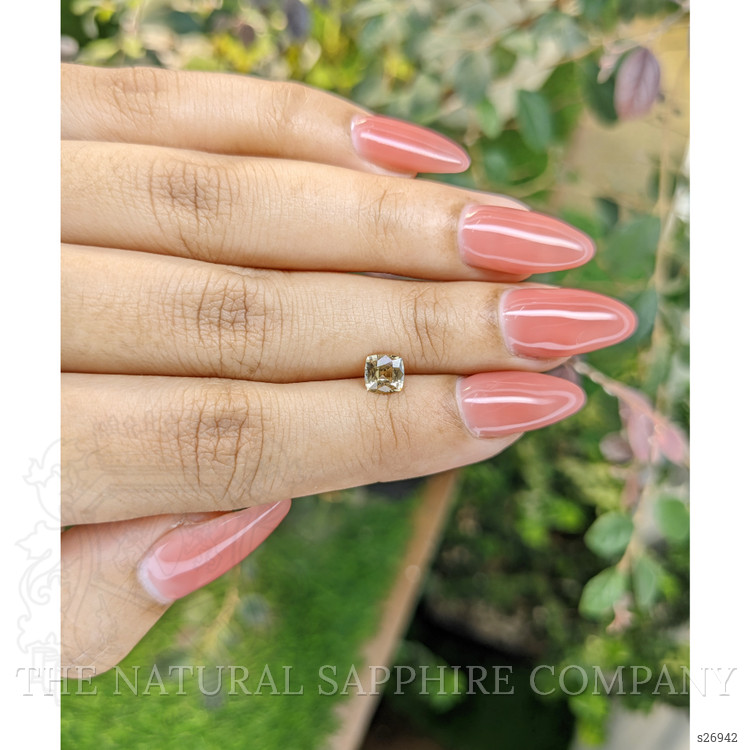 0.76 Ct. Peach Sapphire from Ceylon (Sri Lanka)