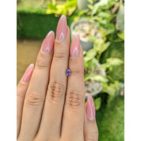 0.40 Ct. Purple Sapphire from Ceylon (Sri Lanka) Life Style