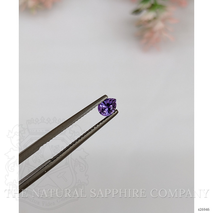 0.40 Ct. Purple Sapphire from Ceylon (Sri Lanka)