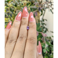 0.58 Ct. Pinkish Purple Sapphire from Ceylon (Sri Lanka) Life Style