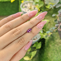 1.22 Ct. Pinkish Purple Sapphire from Ceylon (Sri Lanka) Life Style