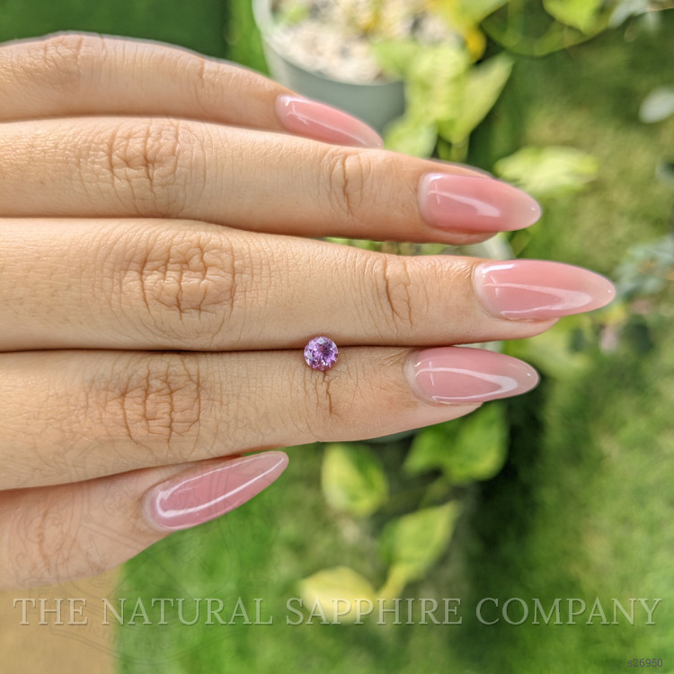 0.45 Ct. Purplish Pink Sapphire from Ceylon (Sri Lanka)