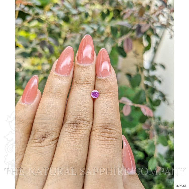 0.48 Ct. Purplish Pink Sapphire from Ceylon (Sri Lanka)