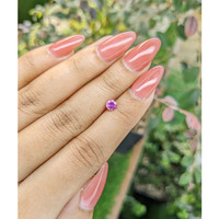 0.48 Ct. Purplish Pink Sapphire from Ceylon (Sri Lanka) Life Style
