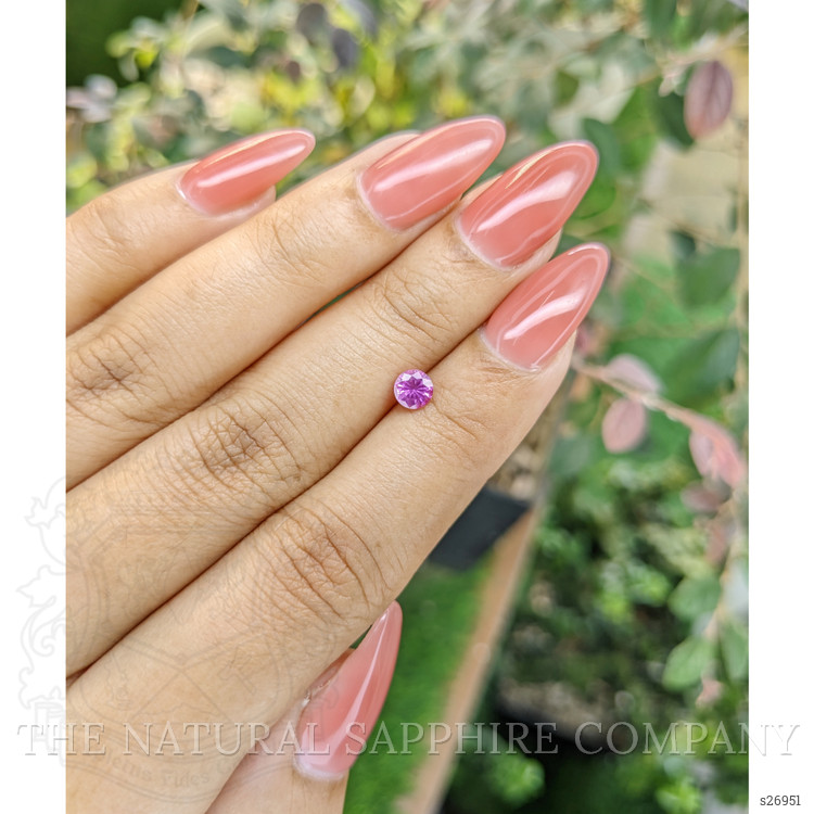 0.48 Ct. Purplish Pink Sapphire from Ceylon (Sri Lanka)